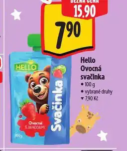 Albert Hello ovocná svačinka nabídka