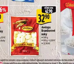 Albert Avelopa bramborové noky nabídka