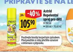 Albert Astrid repelentní sprej pro děti nabídka