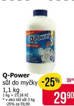 Teta Q-Power sůl do myčky 1,1 kg nabídka