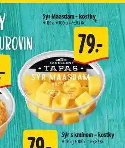 Albert Sýr maasdam - kostky nabídka