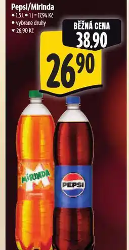 Albert Pepsi / mirinda nabídka