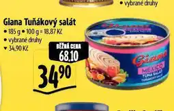 Albert Giana tuňákový salát nabídka