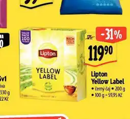 Albert Lipton čaj nabídka