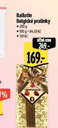 Albert Belgické pralinky ballotin nabídka