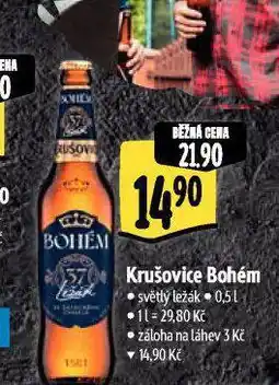 Albert Pivo krušovice bohém nabídka