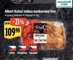 Albert Kuřecí stehna marinovaná duo nabídka
