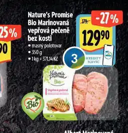 Albert Bio marinovaná vepřová pečeně bez kosti nabídka