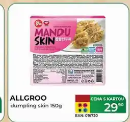 Tamda Foods ALLGROO dumpling skin 150g nabídka