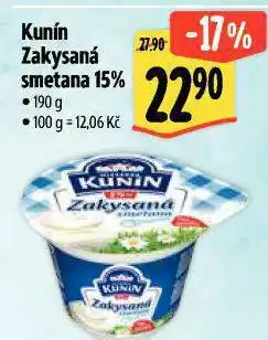Albert Kunín zakysaná smetana nabídka
