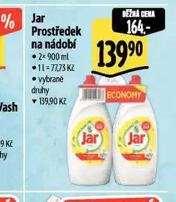 Albert Jar prostředek na mytí nádobí nabídka