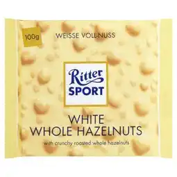 Tamda Foods Ritter Sport Bílá čokoláda s lískovými oříšky 100g nabídka