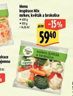 Albert Menu inspirace mix květák, mrkev a brokolice nabídka
