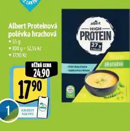 Albert Proteinová polévka hrachová nabídka
