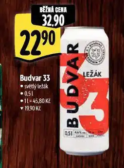 Albert Pivo budvar 33 nabídka
