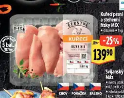 Albert Kuřecí prsní a stehenní řízky nabídka
