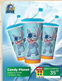 Tamda Foods Candy Planet plastový hrnek s brčkem 10g nabídka