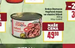 Billa Vepřové maso ve vlastní šťávě nabídka