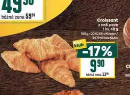 Billa Croissant nabídka