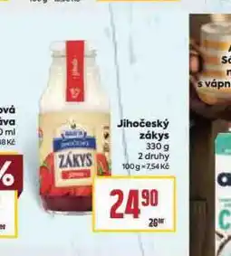 Billa Jihočeský zákys nabídka