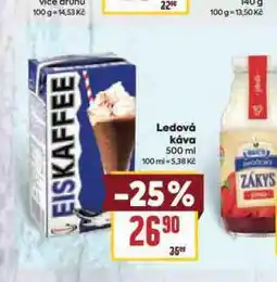 Billa Ledová káva nabídka