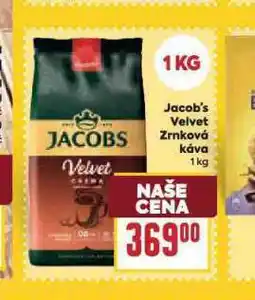 Billa Jacobs velvet zrnková káva nabídka