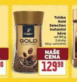 Billa Tchibo gold selection instantní káva nabídka