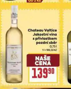 Billa Chateau valtice nabídka