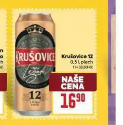Billa Pivo krušovice 12 královský ležák nabídka
