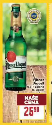 Billa Pivo pilsner urquell nabídka