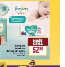 Billa Pampers dětské vlhčené ubrousky nabídka