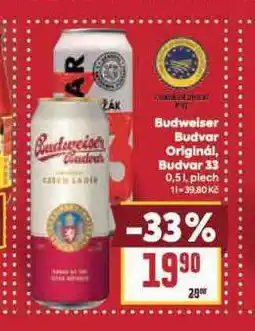 Billa Pivo budvar 33 nabídka