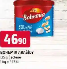 Terno Bohemia arašídy nabídka