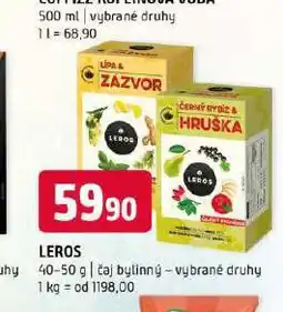 Terno Leros čaj nabídka