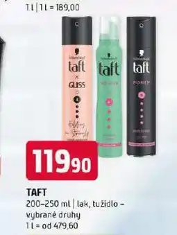 Terno Taft lak na vlasy nabídka
