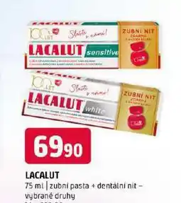 Terno Lacalut zubní pasta nabídka