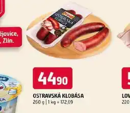Terno Ostravská klobása nabídka