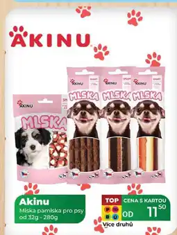 Tamda Foods Akinu Miska pamlska pro psy od 32g - 280g nabídka