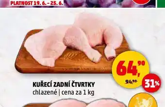 Penny Market Kuřecí zadní čtvrtky nabídka