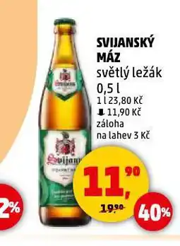 Penny Market Pivo svijanský máz nabídka