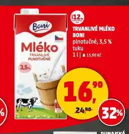Penny Market Trvanlivé mléko nabídka