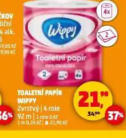 Penny Market Wippy toaletní papír nabídka
