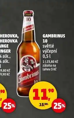 Penny Market Pivo gambrinus nabídka