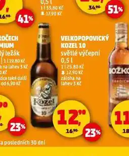Penny Market Pivo velkopopovický kozel nabídka
