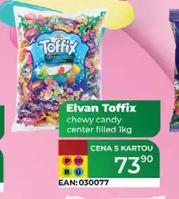 Tamda Foods Elvan Toffix chewy candy center filled 1kg nabídka