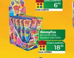 Tamda Foods JimmyFox gel candy 120g squeeze tube XXXL nabídka