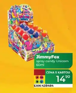 Tamda Foods JimmyFox spray candy Unicorn 60ml nabídka