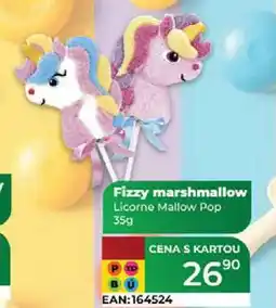 Tamda Foods Fizzy marshmallow Licorne Mallow Pop 35g nabídka