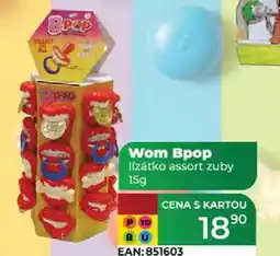 Tamda Foods Wom Bpop lízátko assort zuby 15g nabídka