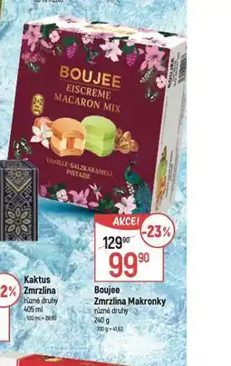 Globus Boujee zmrzlina makronky nabídka